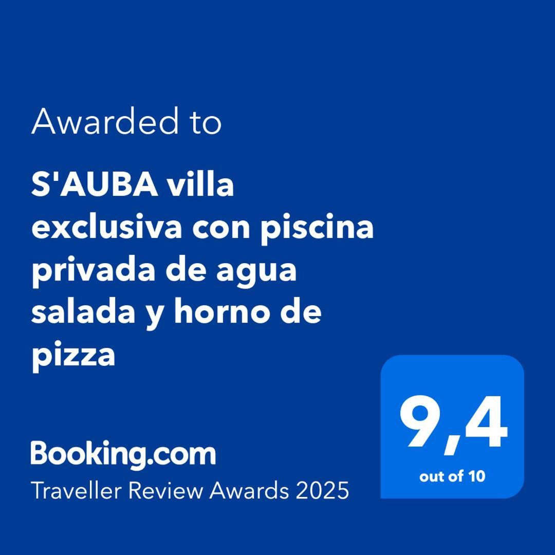 S'Auba Villa Exclusiva Con Piscina Privada De Agua Salada Y Horno De Pizza Es Mercadal Eksteriør billede